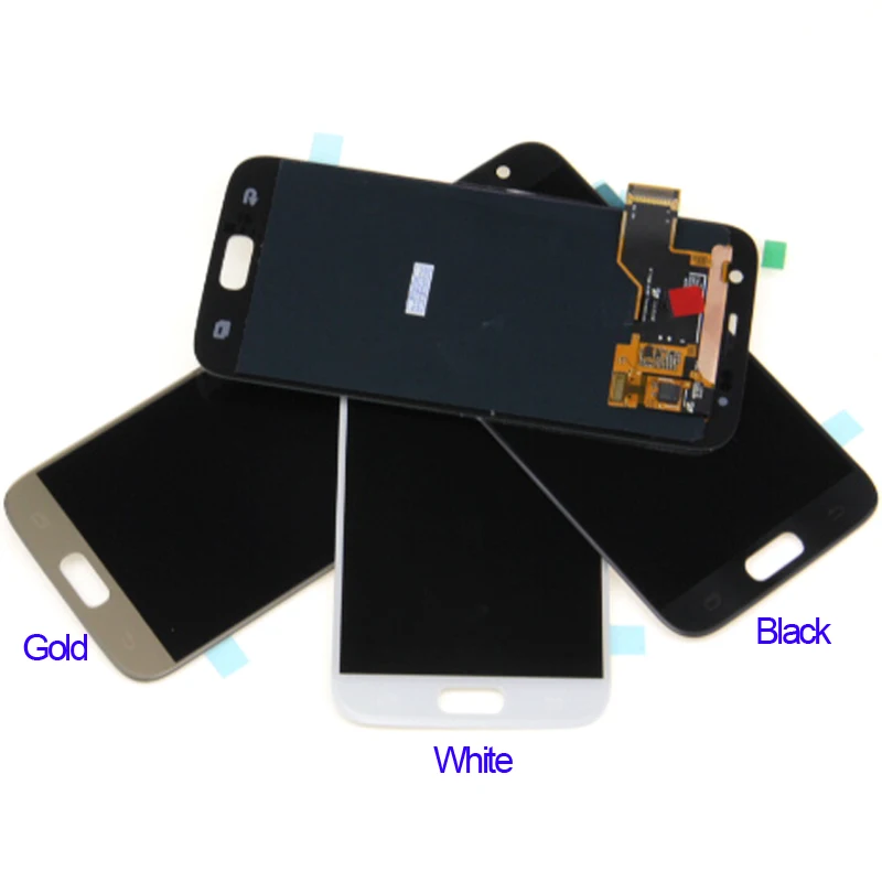 Для Samsung Galaxy S7 LCD Черный Белый Золотой протестированный AMOLED сенсорный сборка G930