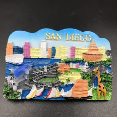 Многоцветный China Japan Austria Czech Russia Turkey Thailand USA India Fridge Magnets 3D Fridge Magnet Travel Souvenir Decoration - Цвет: Многоцветный