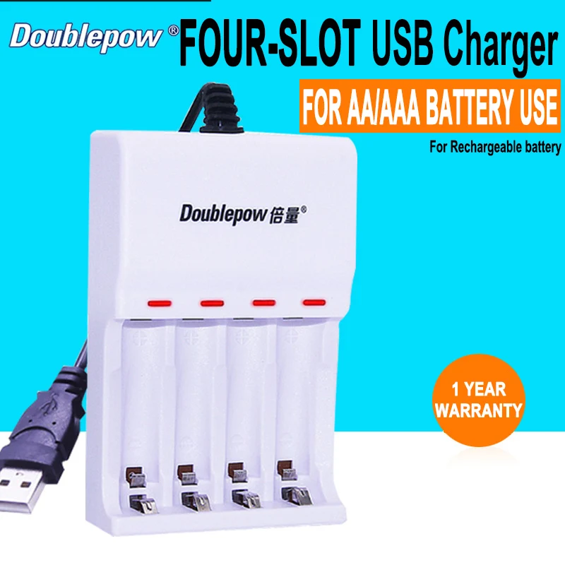 Universal 2/3/4 Slots AA/AAA Charger Quick Adapter USB Output Battery Charging Tool For Rechargeable | Электроника