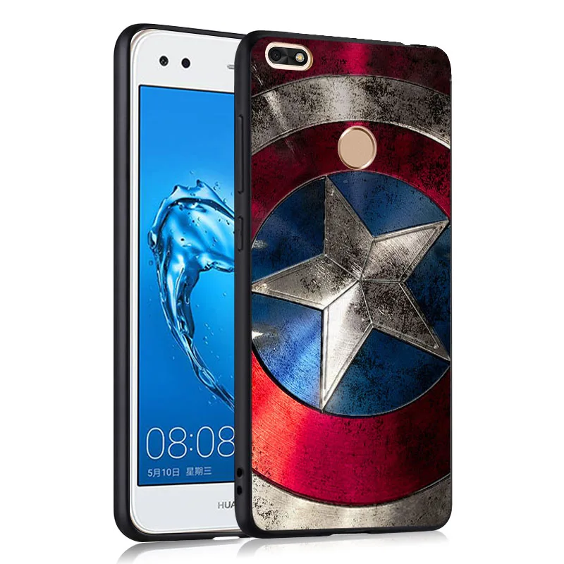 Huawei y6 Pro 2017 Case 3D Relief Painting Silicone Soft Back Cover For nova lite Cartoon p9 mini |