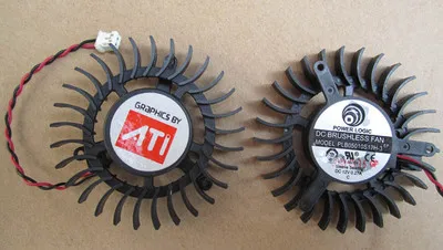 Бесщеточный вентилятор POWER LOGIC DC для охлаждения видеокарт 9800GT 7800GTX GTS 240 12 В 0 27a 55 мм