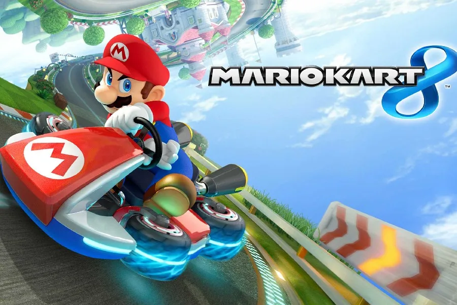 Ma kart 8 аркадная игра гонки может игра плакат шелковой ткани принт стикер настенный Декор Пользовательские печати