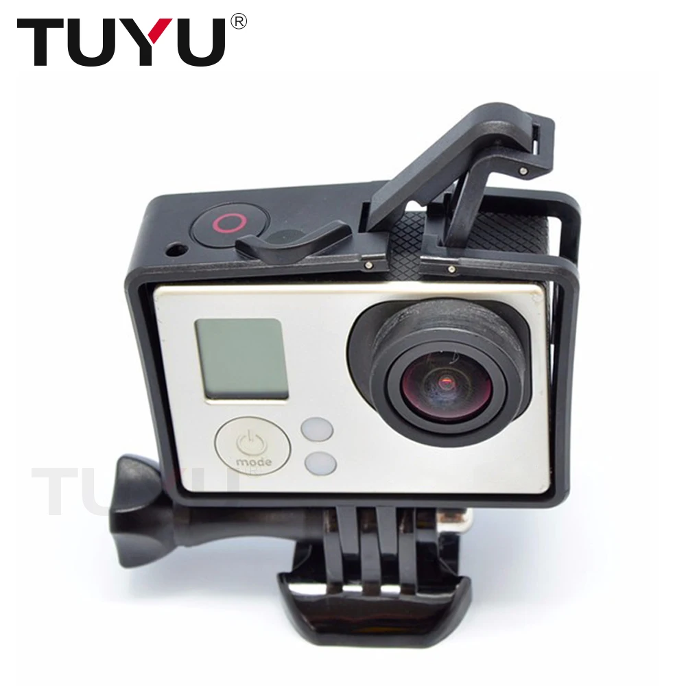 TUYU аксессуары защитная рамка для GoPro чехол стандартная крепление Gopro Hero 4 3 + EKEN H5s H6s