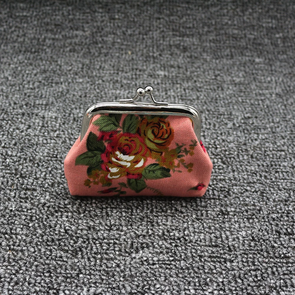Hot Women Girls Vintage Rose Flower Small Wallet Hasp Change Coin Purse Clutch Bag Wholesale | Багаж и сумки