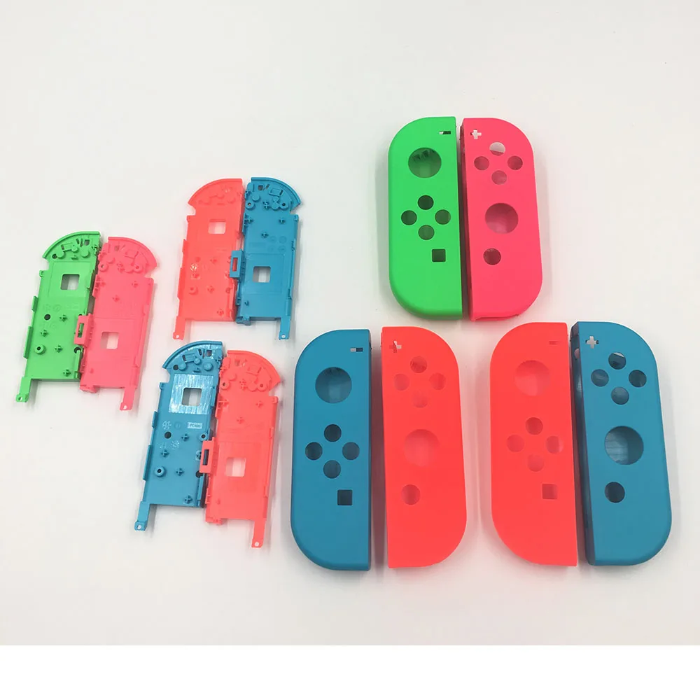 Пластиковый зеленый розовый левый правый защитный чехол для nintendo Switch Joy Con