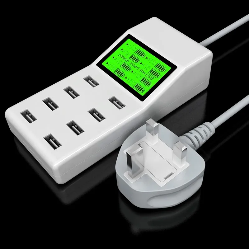 Leebote 8 портов USB зарядное устройство 40 Вт многопортовый USB адаптер питания универсальная USB розетка настенное настольное зарядное устройство для мобильного телефона MID MP5