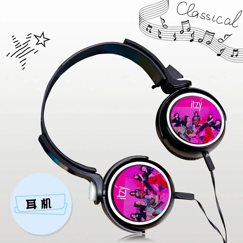 

[MYKPOP]ITZY Ear headphones KPOP Headset Earphones KPOP Fans Collection SA19042010
