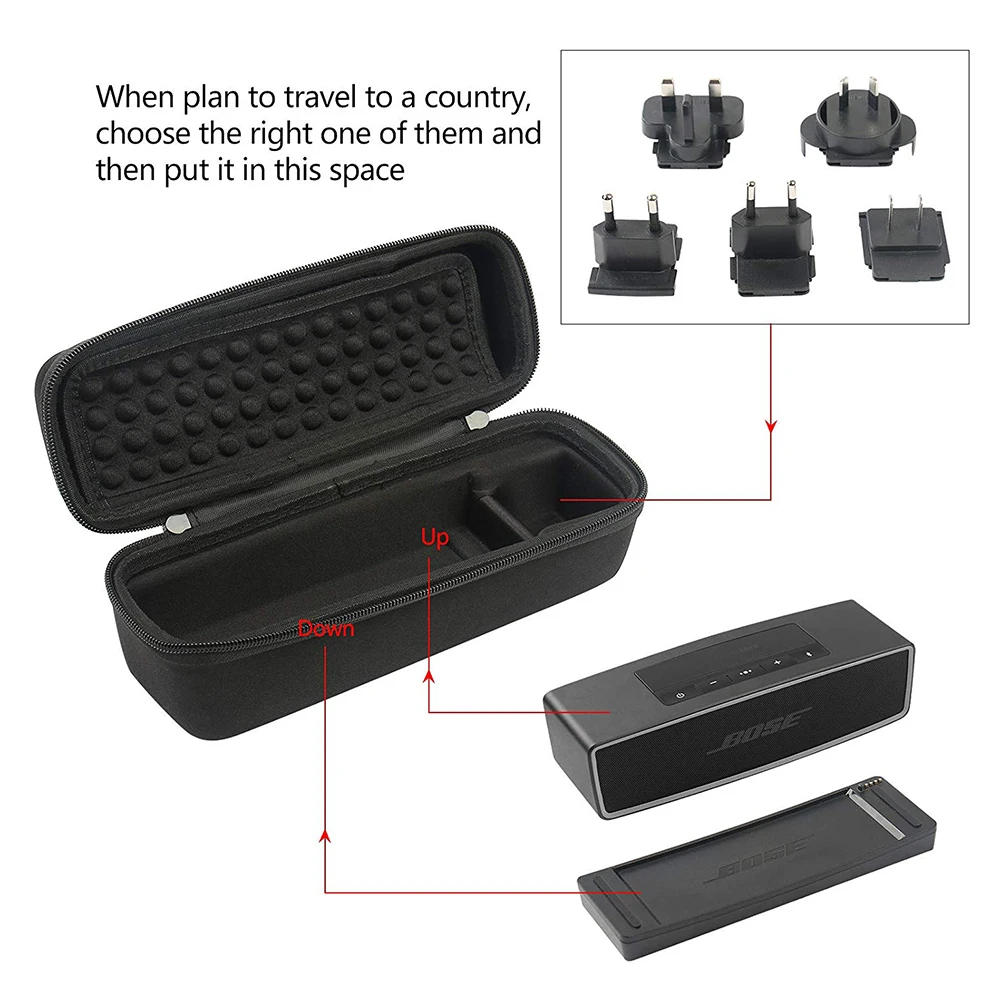 2019 новый жесткий Дорожный Чехол EVA для Bose Soundlink Mini I/ II и 1/ 2 bluetooth колонка. Подходит