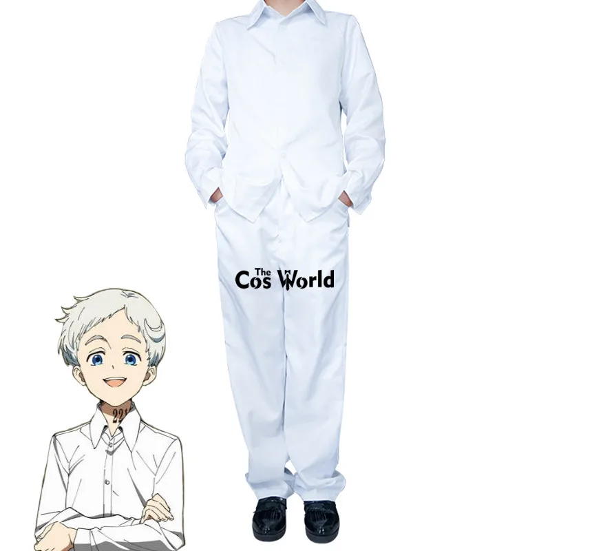 The Promised Neverland Yakusoku no Норман рубашка брюки школьная форма комплект Аниме костюмы