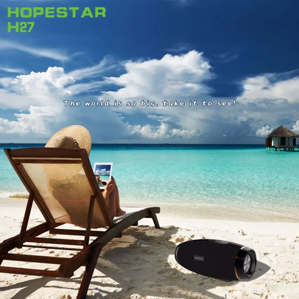 HOPESTAR H27 Мини регби беспроводной Bluetooth динамик водонепроницаемый музыкальный