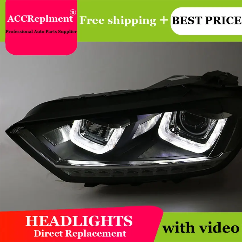 

Car styling Led Head Lmap for vw golf Sportsvan headlight 2016-2018 led headlight led turn signal vw golf Sportsvan H7