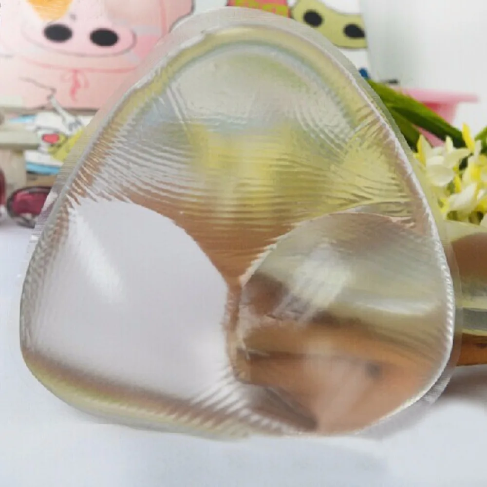 Треугольные подушечки силиконовый купальник пуш-ап бюстгальтер вставка для