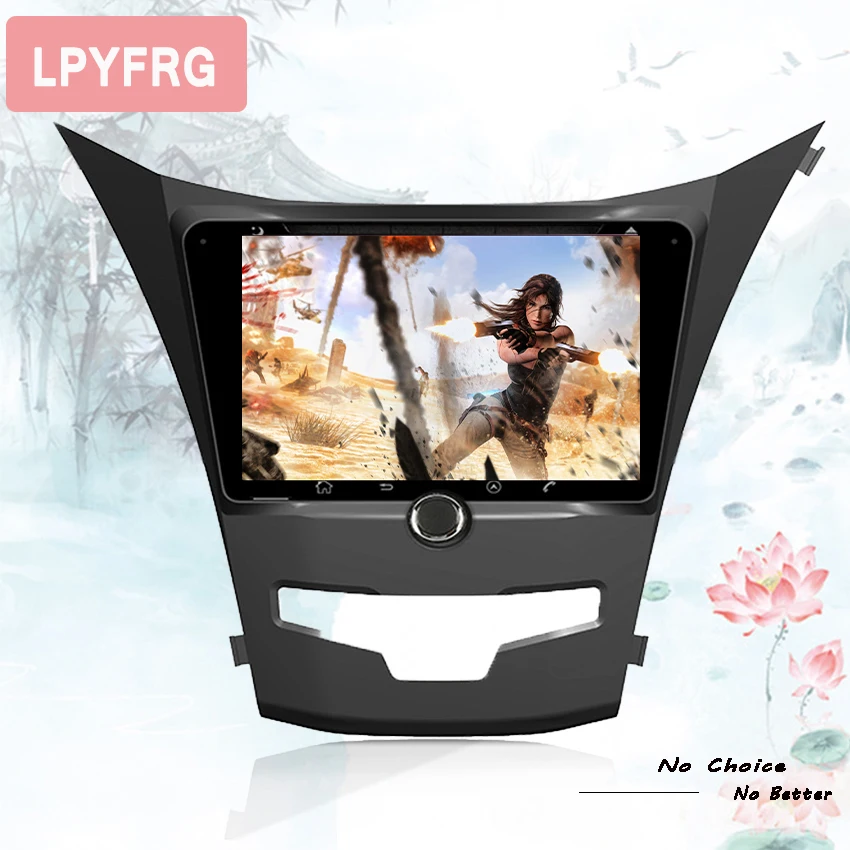 Автомобильный dvd плеер ssangyong Kyron Actyon 4G BT с поддержкой dvr восьмиядерным процессором