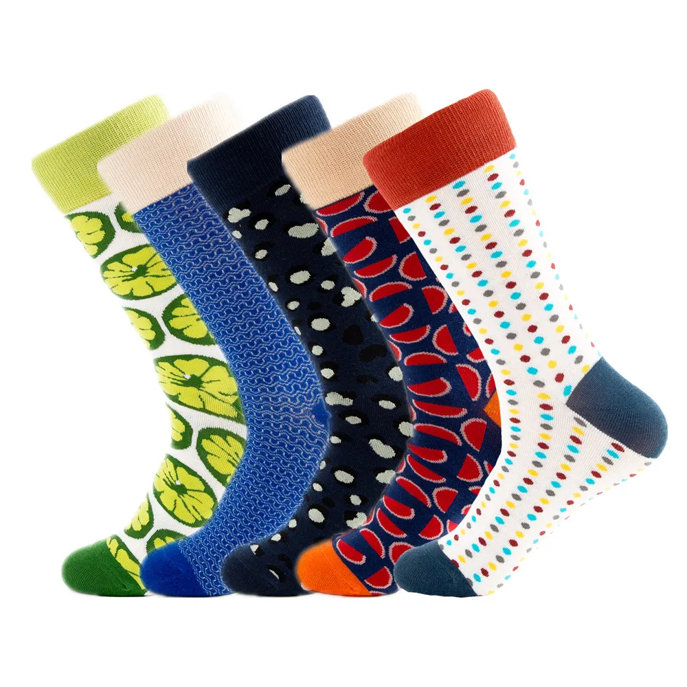 Забавные Мужские дышащие мужские носки с животным узором весенние повседневные