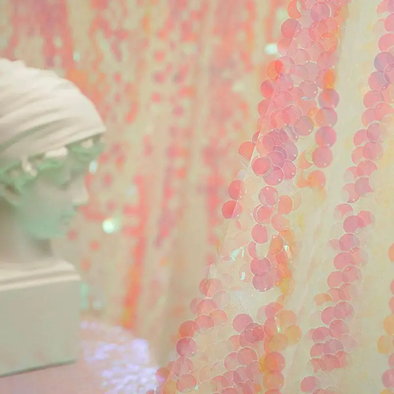 новый год алмазная вышивка Свадебные украшения Тюль бисера занавес молочно