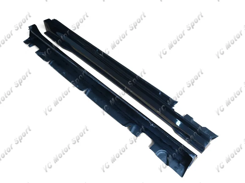 Car Accessories Carbon Fiber iMP Performance Style Side Skirts Fit For 2015-2021 MB W205 C63 Sedan Skirt With Canard | Автомобили и