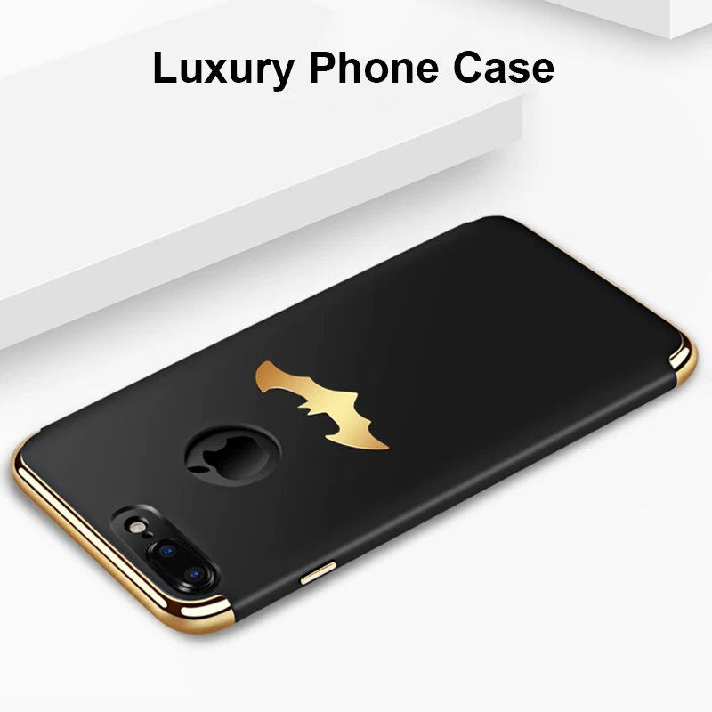 Роскошный чехол из поликарбоната для телефона iPhone X XS XR MAX 7 8 Plus Coque 3 в 1 360 Защитный