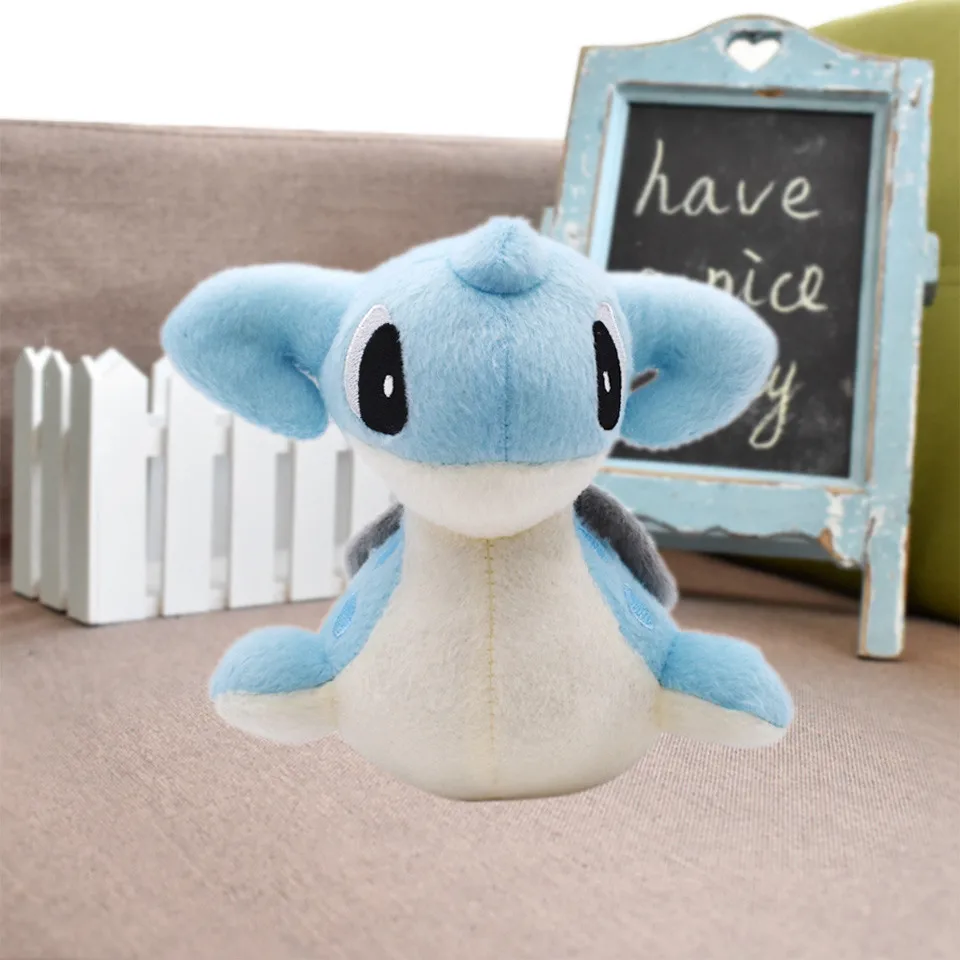 Lapras Пикачу Lapras Jigglypuff Dragonite Snorlax Psyduck Дитто Сквиртл Бульбазавр, Чаризард, Togepi Cubone плюшевая игрушка мягкие плюшевые куклы - Цвет: Lapras