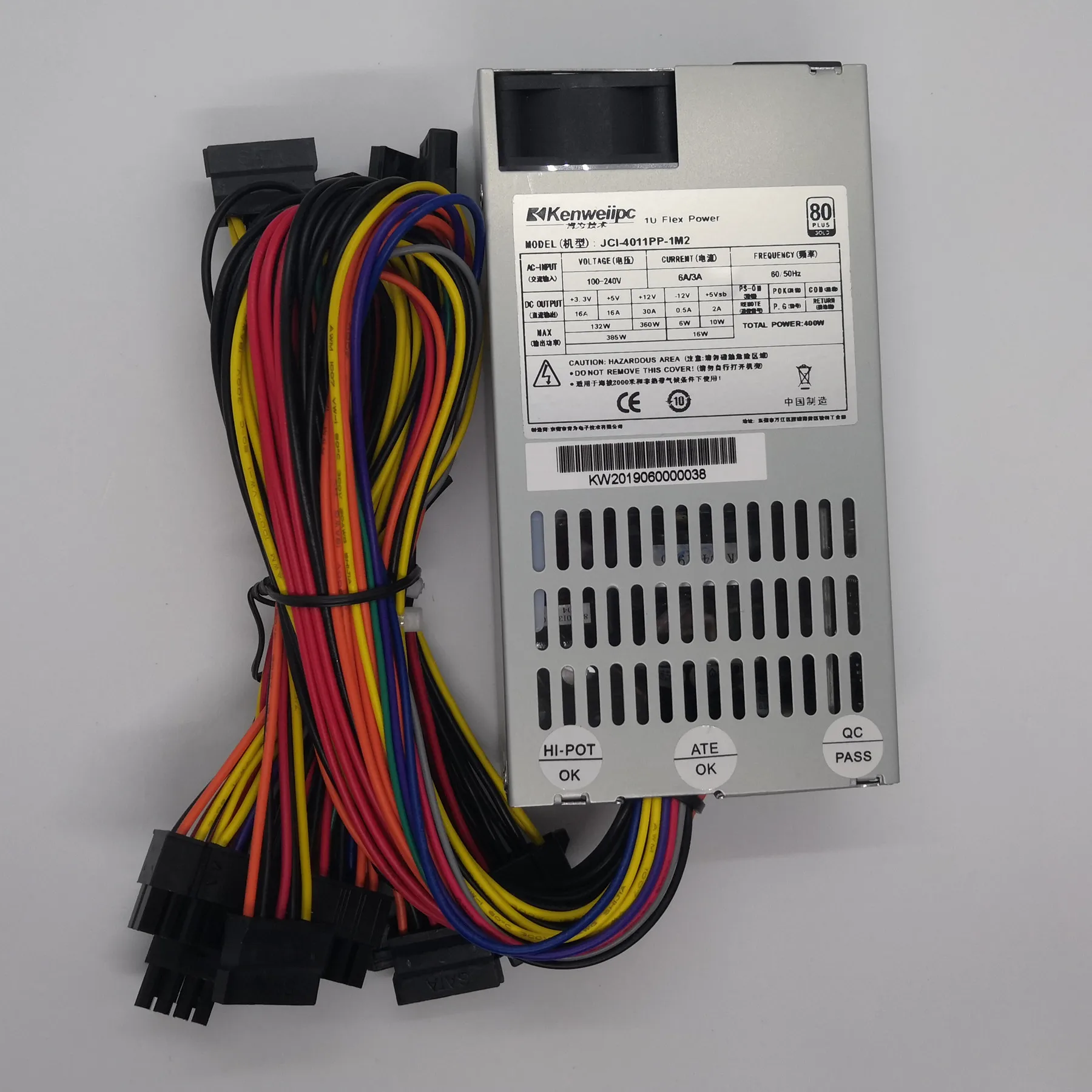 Высокоэффективный блок питания 1U flex 400 Вт промышленный серверный компьютер