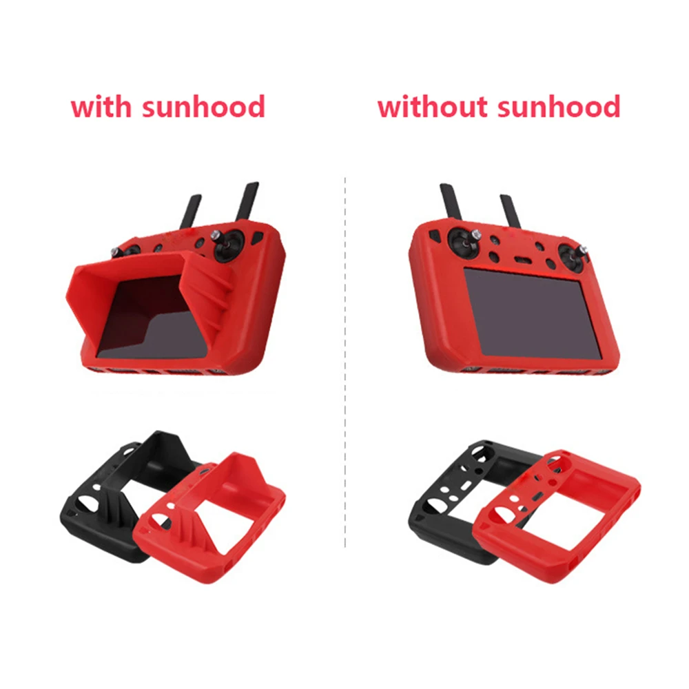 Силиконовый чехол с/без солнцезащитного козырька для DJI Mavic 2 Pro/контроллер