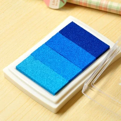3 1 шт. маленький карамельный цвет Радуга штамп inkpad Дети DIY ручной работы скрапбук фотоальбом студентов штампы inkpad искусство, ремесло подарок - Цвет: 3