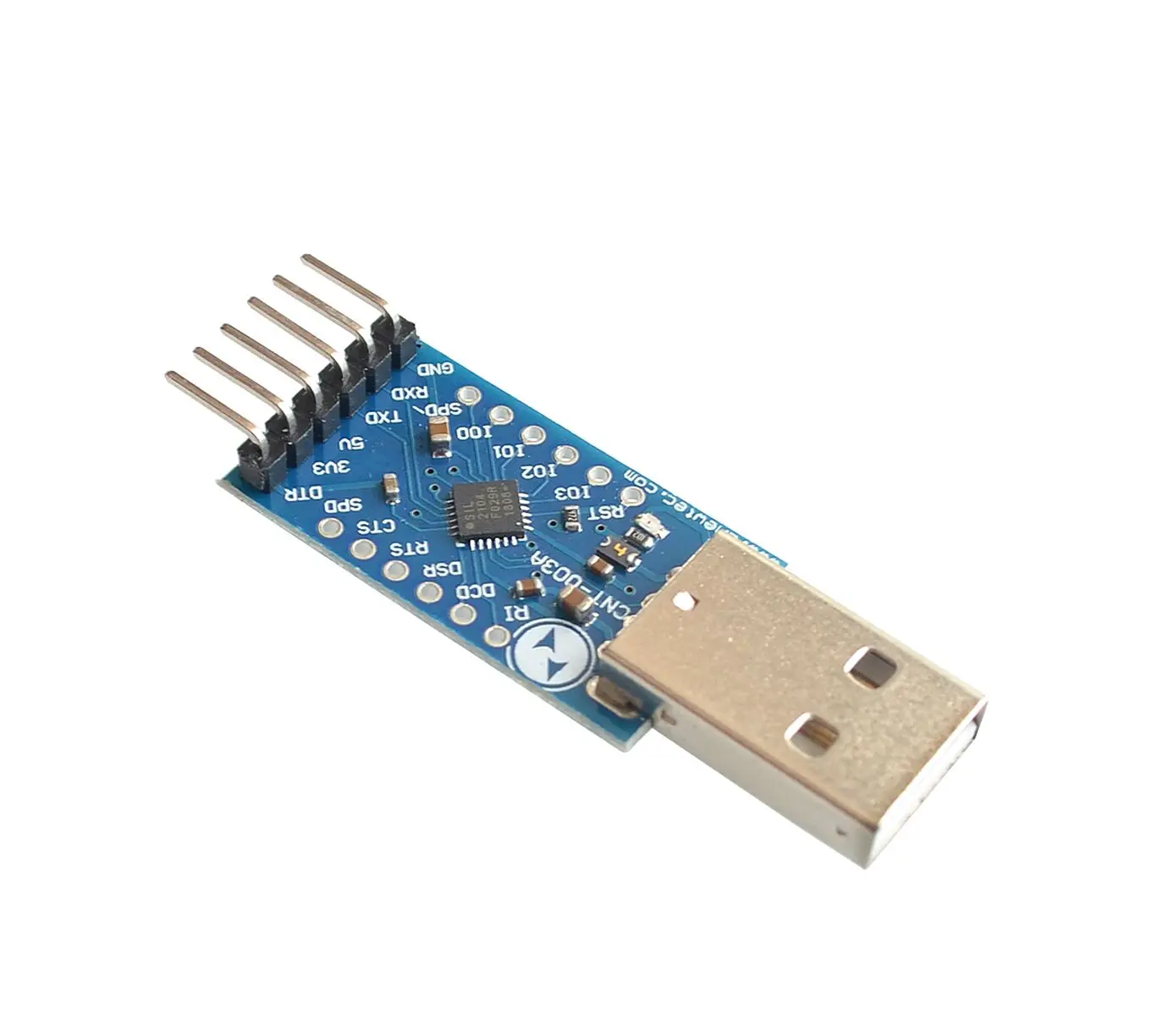 10PCS/LOT USB 2.0 to TTL UART 6PIN Module Serial Converter CP2104 STC PRGMR Replace CP2102 With Dupont Cables | Электронные