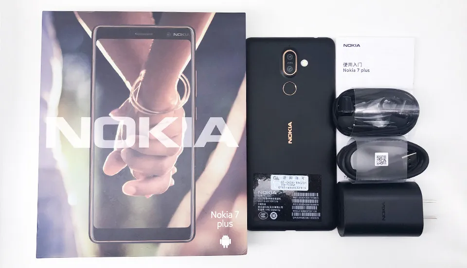 Мобильный телефон Nokia 7 Plus 4 ГБ/6 Гб ПЗУ 64G 6,0 ''FHD 2160*1080 Восьмиядерный мобильный телефон Snapdragon 660 3800 мАч 4G LTE NFC Смартфон