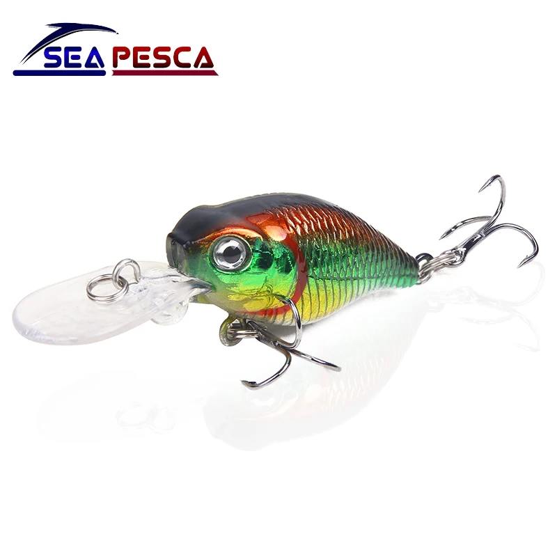 SEAPESCA мини кривошипная рыболовная приманка жесткая наживка плавающая воблеры Pesca