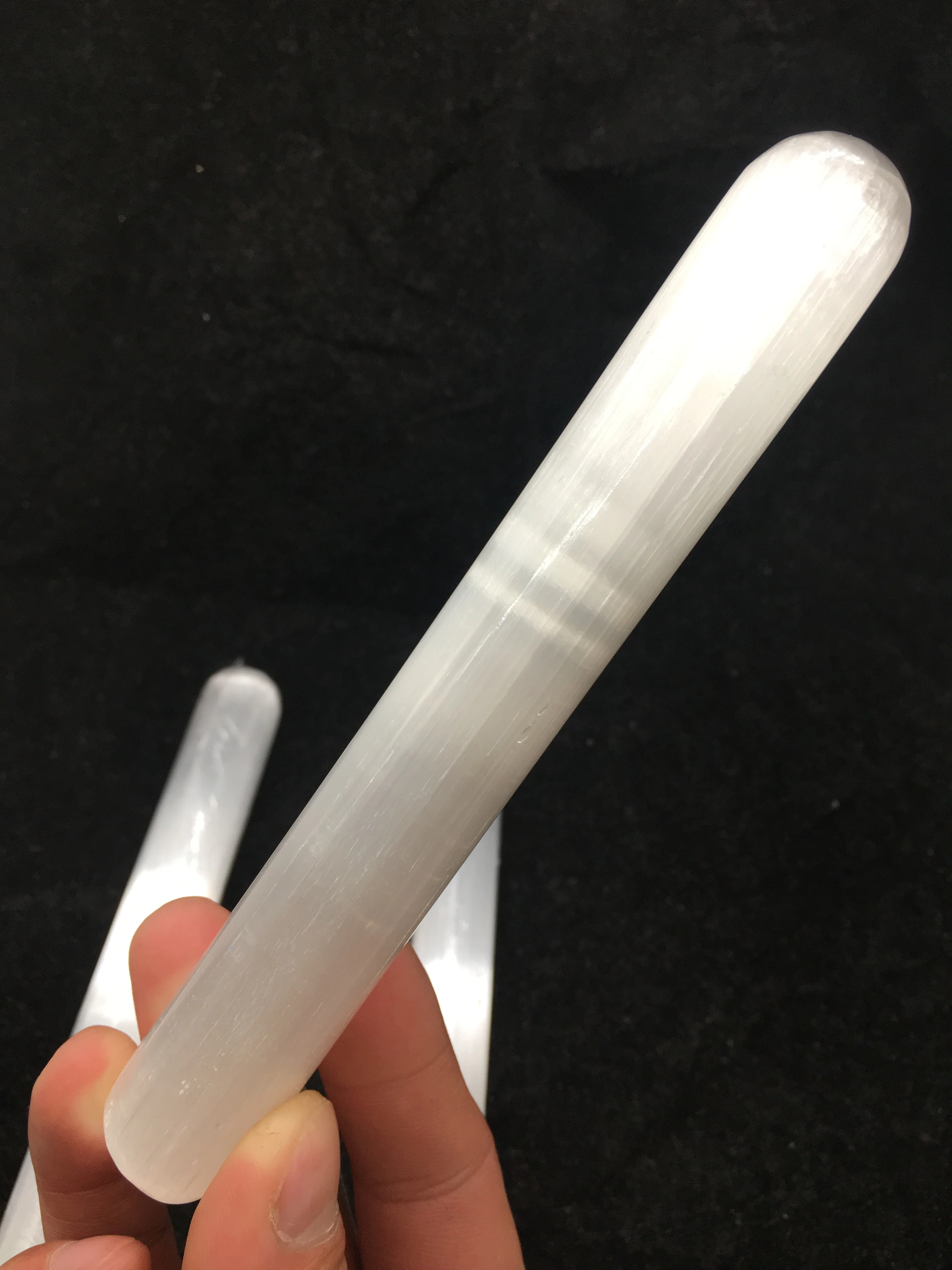 15 см натуральный кварцевый кристалл selenite wand point рейки лечение для женщин