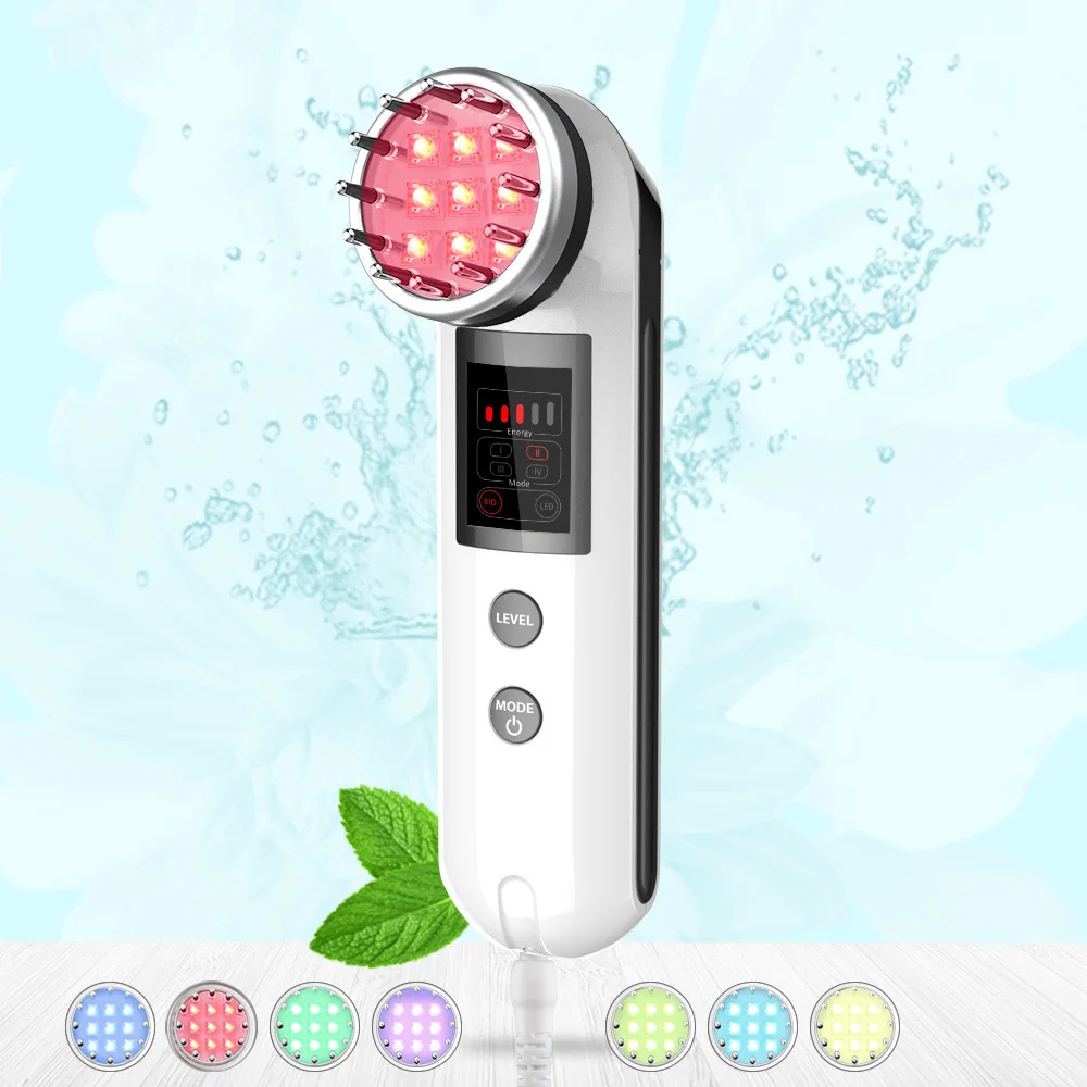 Surebeauty новый дизайн 7 цветов светодиодный светильник Фотон Микротоковая