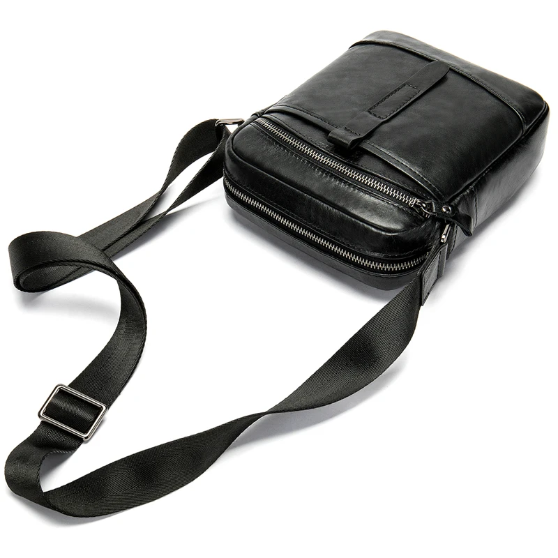 WESTAL сумка для мужчин из натуральной кожи мужская через плечо крошечные сумочки с