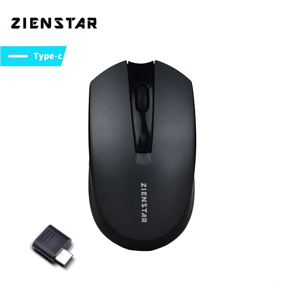 

Zienstar Wireless Mouse with Type C USB Receiver For Macbook 12 Inch For Macbook Pro 2016 2017 Chromebook More USB C Device