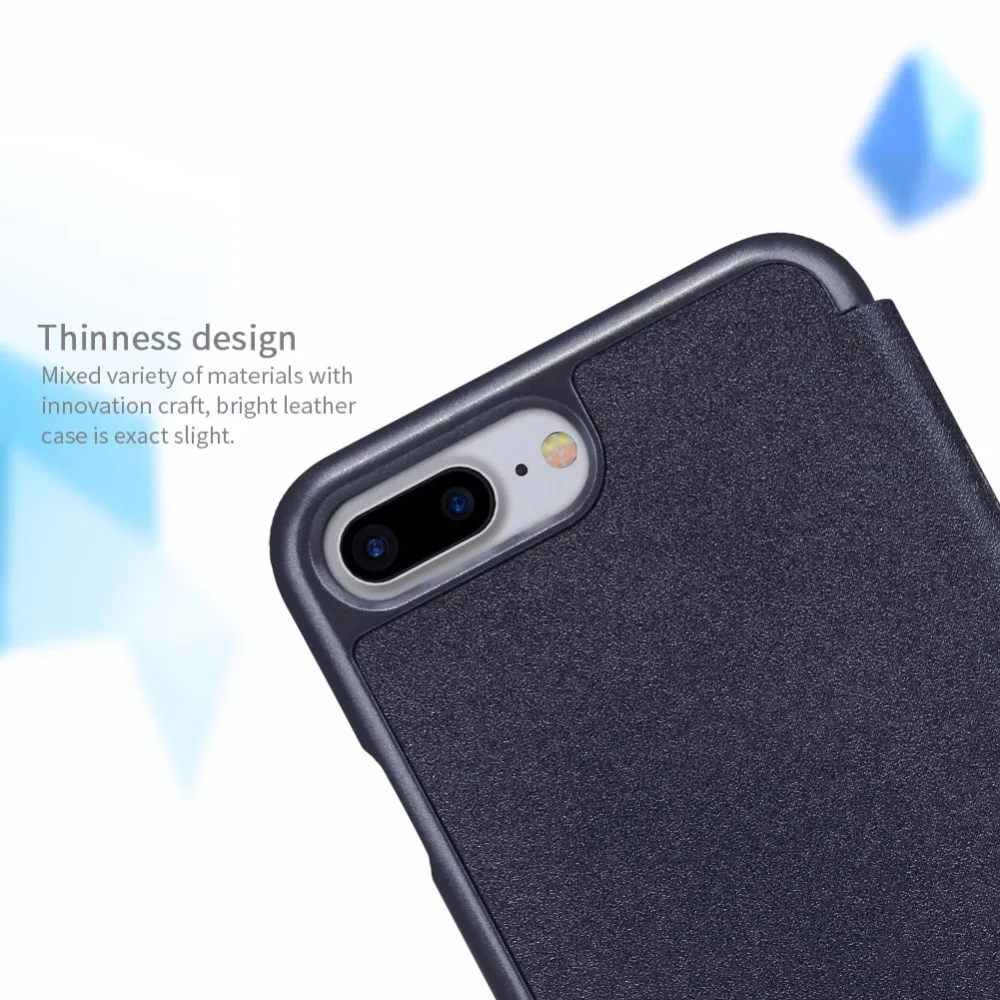 Чехол Nillkin для iPhone 8 чехол Plus откидной из искусственной кожи iPhone8 защитный