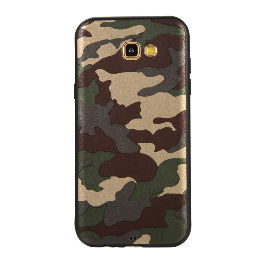 Camouflage Pattern cover case for Samsung Galaxy A7 2017 Soft TPU protective phone Cover A720 F A7200 |