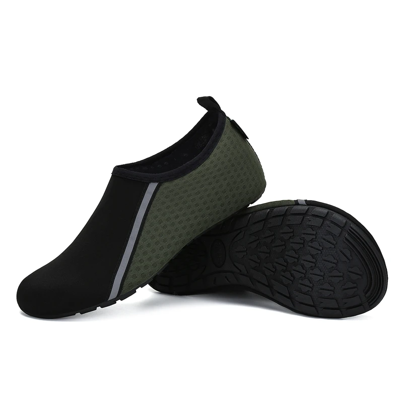 Водонепроницаемая обувь Мужская мягкая Aqua летние пляжные сандалии Дышащие носки