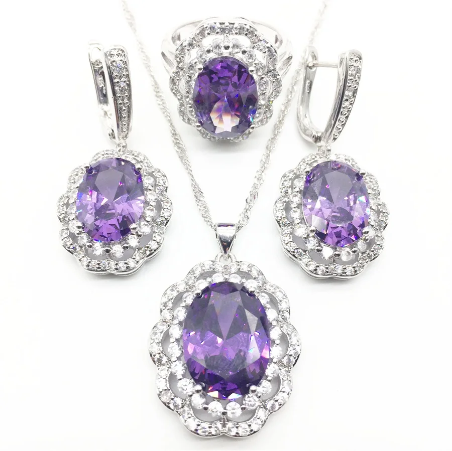 Женский комплект из кольца и серёг с фианитом|jewelry sets for women|crystal jewelry setfashion set |