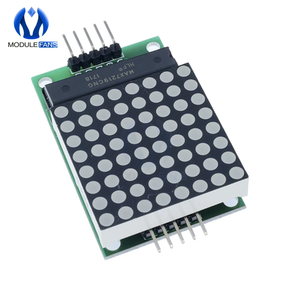 8x8 8*8 MAX7219 точечный модуль светодиодной матрицы MCU светодиодный модуль управления дисплеем для Arduino 5 в интерфейсный модуль выходной входной общий катод