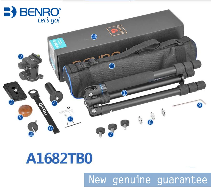 BENRO A1682TB0 штатив из магниевого сплава с шариковой головкой B0 профессиональный