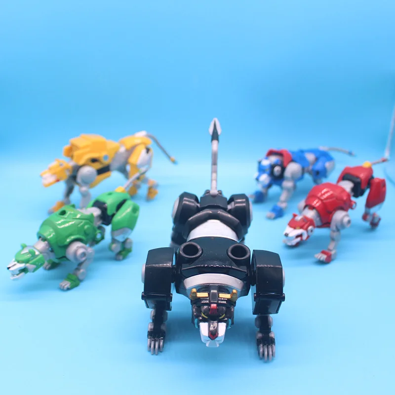 В наличии 5 в 1 Voltron супер сплав Soul Beast King Lion металлическая Трансформация Робот