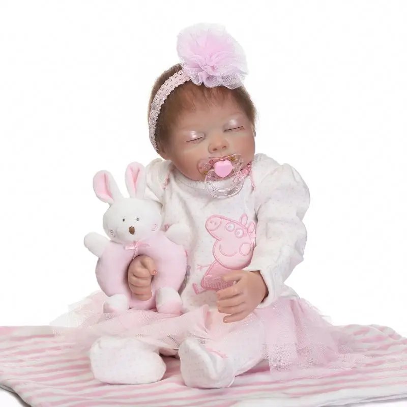 Полностью силиконовые куклы reborn для детей 20 &quot50 см реалистичные девочек bebe bonecas