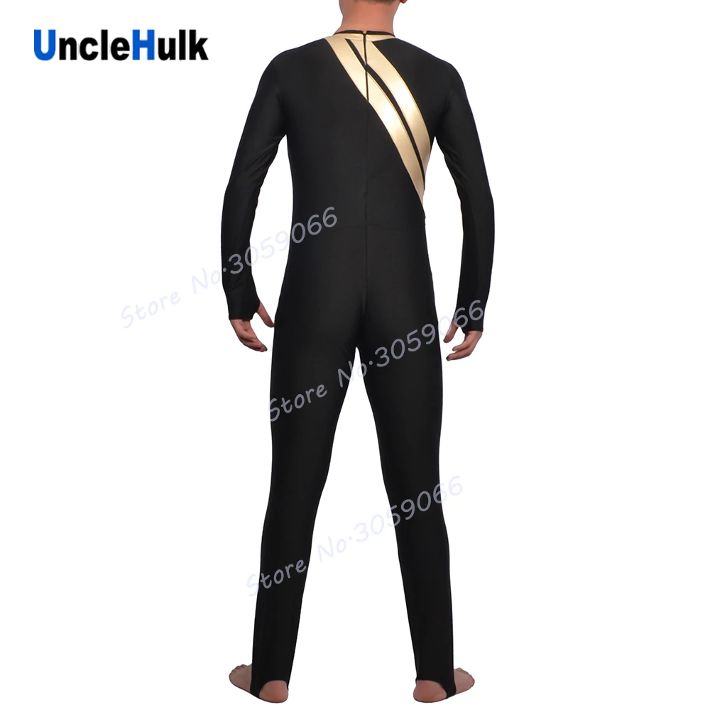 Костюм Hyakujuu Sentai Gaoranger Sotaro Ushigome Железный Бизон спандекс Zentai черный | UncleHulk|zentai