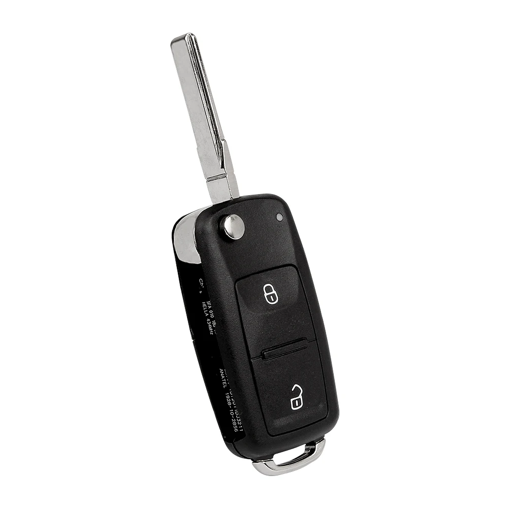 VDIAGTOOL флип 10 шт. 2 кнопки дистанционного ключа автомобиля оболочка для VW
