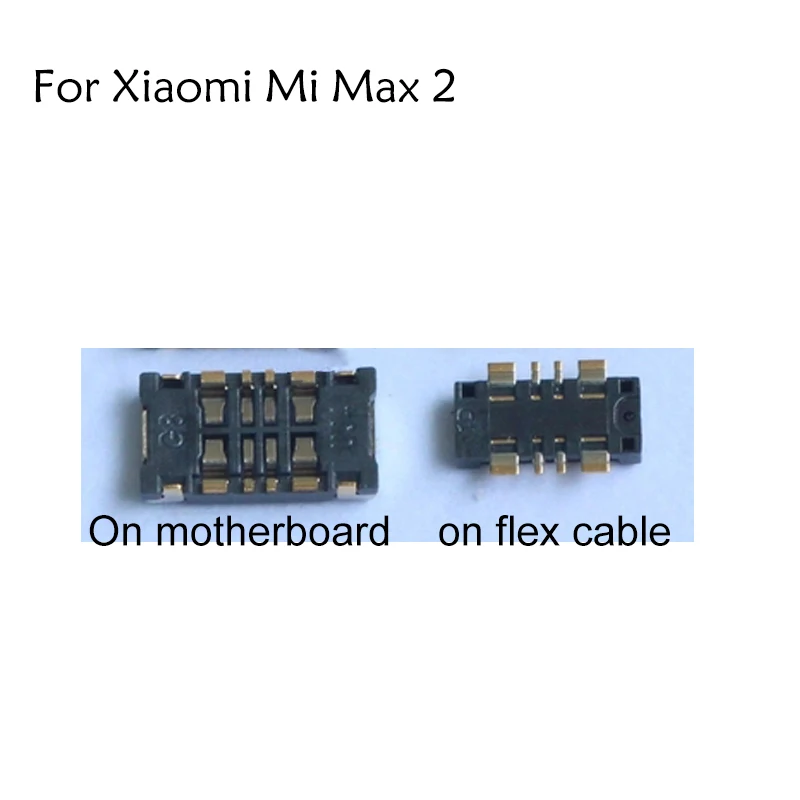 Внутренний FPC разъем 1 комплект держатель аккумулятора зажим контакт для Xiaomi Mi Max 2