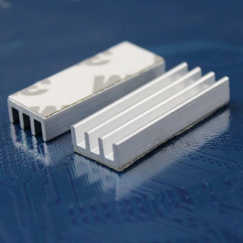 10 шт./лот 30x11x5 мм DIY CPU IC теплоотвод LED экструдированный алюминиевый радиатор |