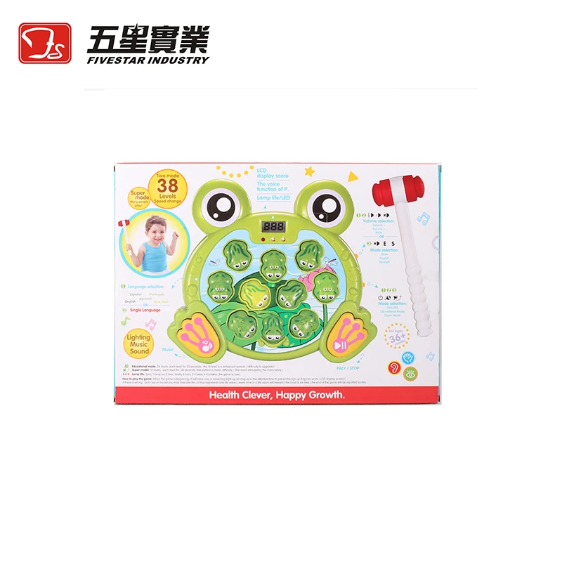 Бесплатная доставка 1 шт. пластиковая игрушка крота детский молоток Хлопушка