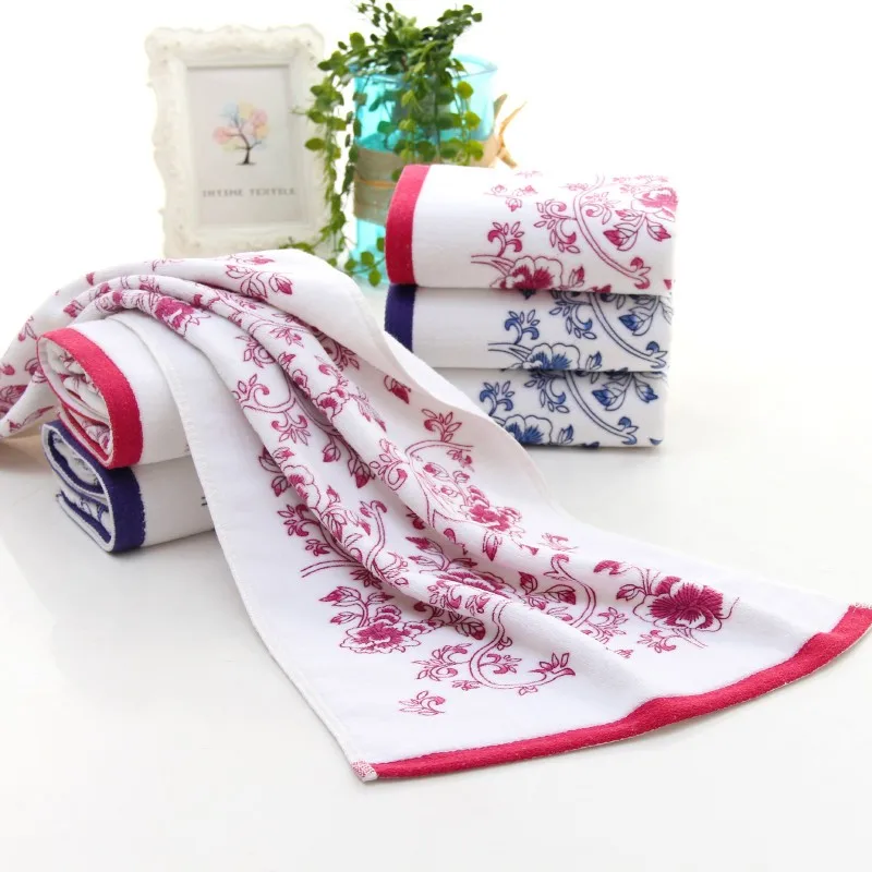 Полотенце для лица хлопковое 34*75 см | Дом и сад