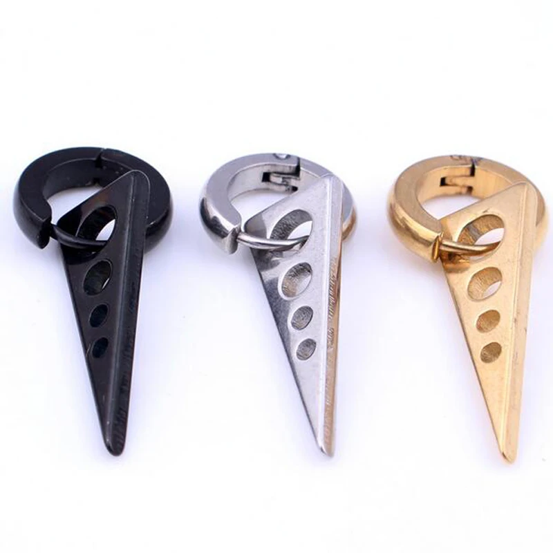 Серьги гвоздики Huggie из нержавеющей стали 2 шт.|stud earrings|stainless steel earringsearring men |