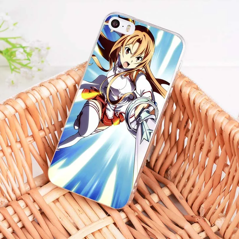MaiYaCa Sword Art Online SAO Anime Manga Новое поступление Ультратонкий чехол для телефона iPhone 8 7 6