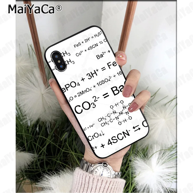 MaiYaCa E = mc2 математическое уравнение физическая формула Роскошный чехол для телефона для Apple iphone 11 pro 8 7 66S Plus X 5S SE XS XR XS MAX