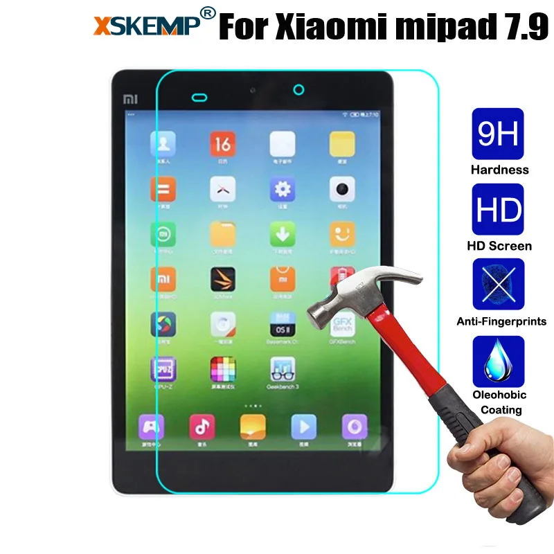 XSKEMP 9H 0 3 мм взрывозащищенное Закаленное стекло для Xiaomi Mipad mi Pad 7 9 дюйма пленка